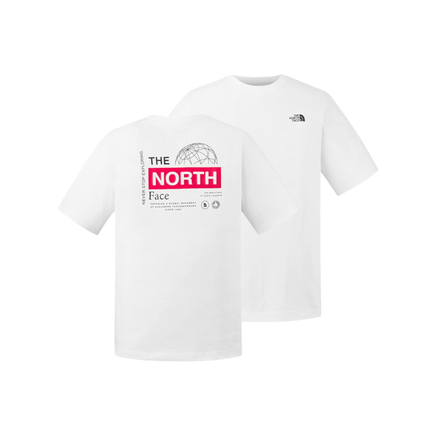 THE NORTH FACE Urban Exploration T Shirt Unisex Snow Peak White