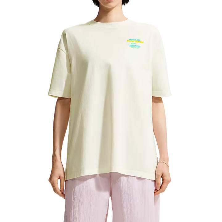 Nike Nike Sportswear Classics T Shirts Women's Sail White Crew Neck