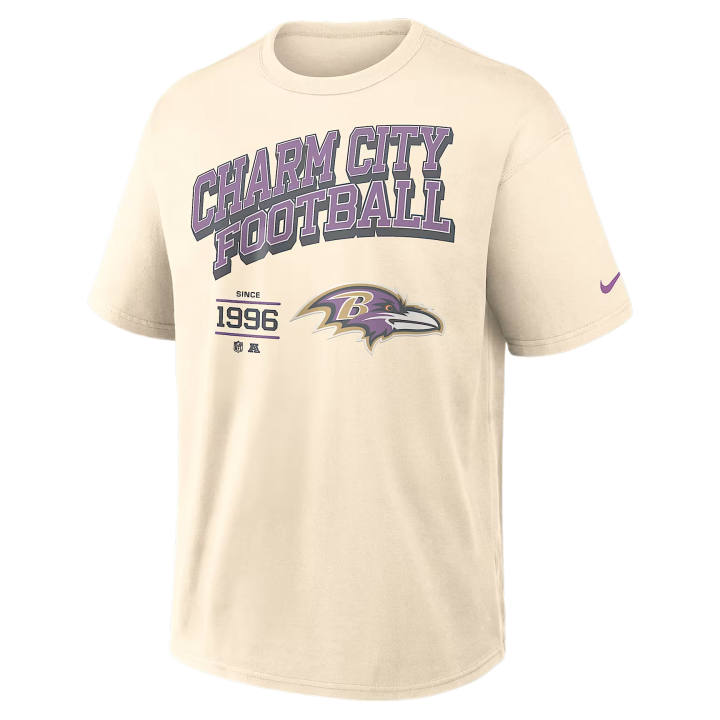 Nike Nike NFL T Shirts Men's Natural Crew Neck Moderate