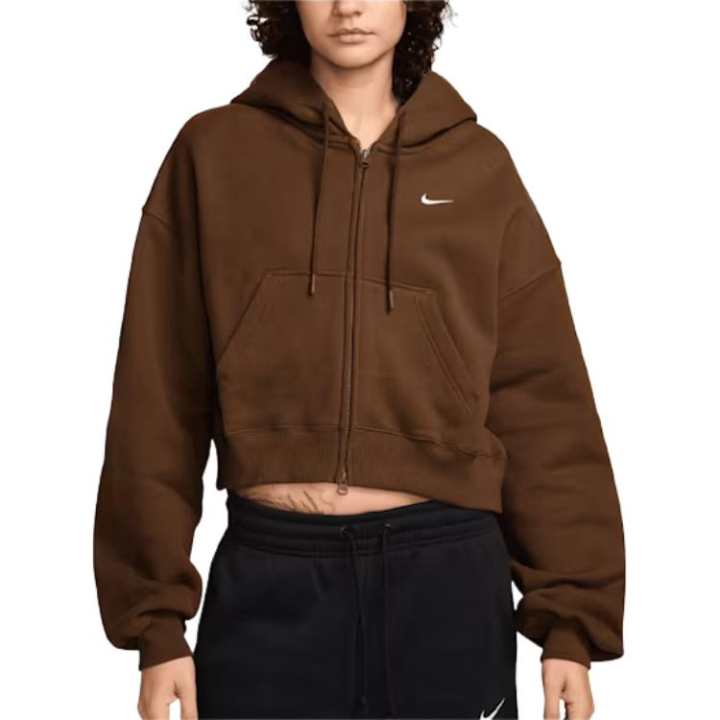 Nike Nike Sweatshirts Women's Brown Hooded Non Detachable Moderate