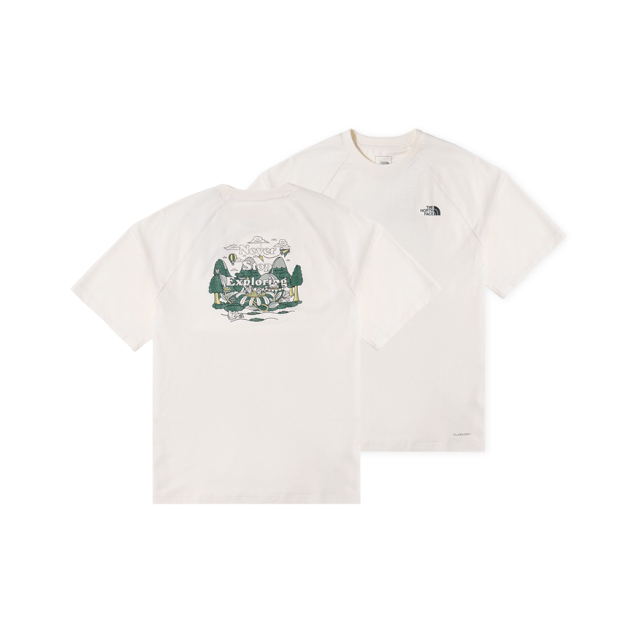 THE NORTH FACE THE NORTH FACE SS26 T Shirt Unisex Dune White