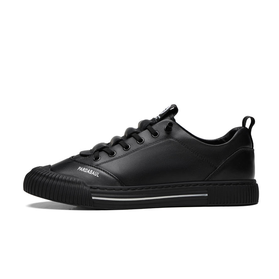 PARDASAUL Abrasion Resistant Abrasion Resistant Low top Skateboard Shoes Men's Black