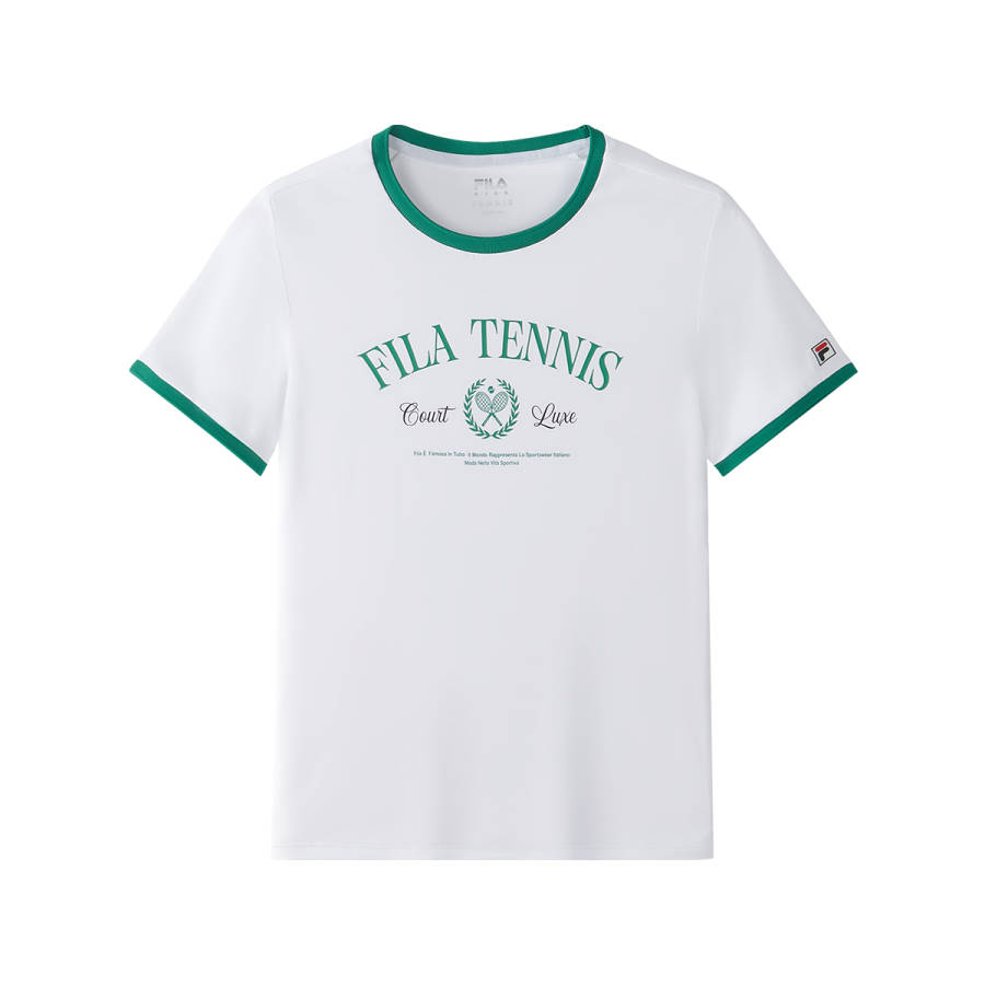 FILA KIDS T Shirts Crew Neck Thin Stretch