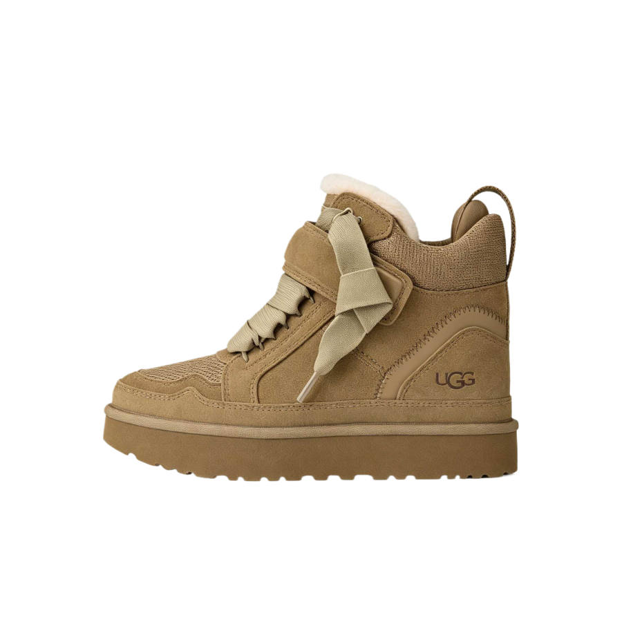 UGG Highland Skateboard Shoes Women's High Top Antelope Brown