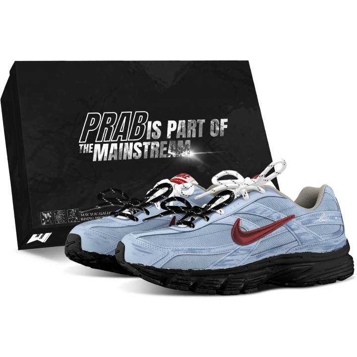 Nike Nike Initiator Running Shoes Unisex Low Top Black/Blue