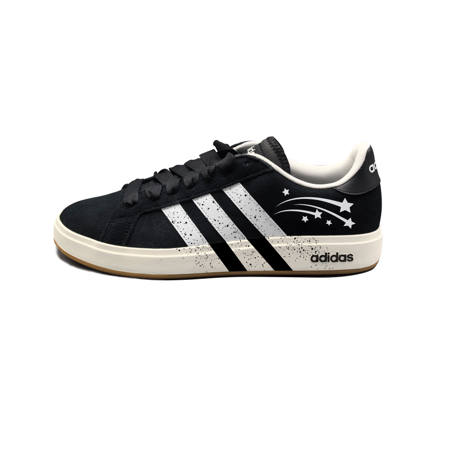 Adidas Adidas Grand Court Base 00s Skateboard Shoes Unisex Low Top Black White