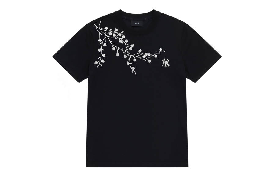 MLB MLB T Shirts Unisex Black Crew Neck Moderate