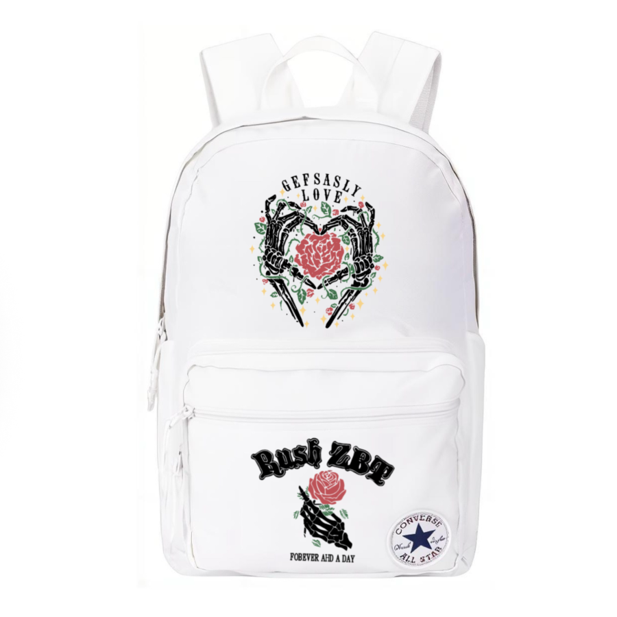 Converse Converse Polyester Backpack Regular Unisex Feather White