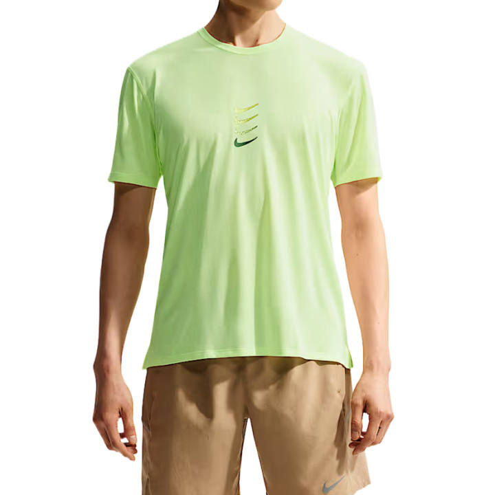 Nike Nike Running T Shirts Men's Almost Lightning Crew Neck