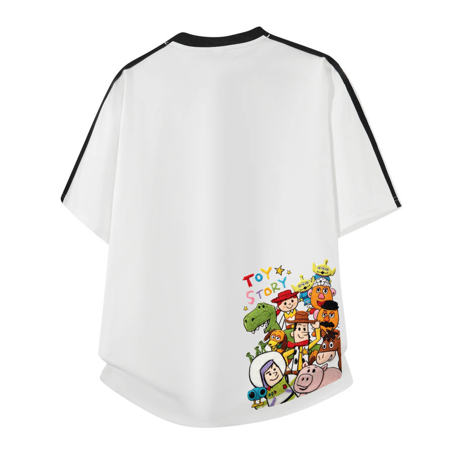 Disney T Shirts Unisex V Neck Moderate Straight Fit