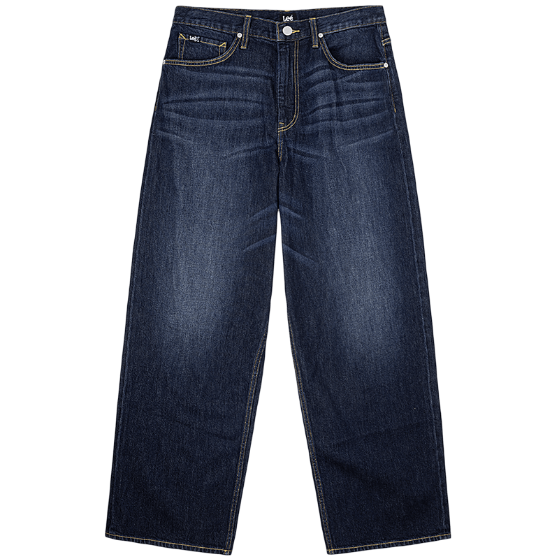 Lee Jeans Unisex Dark Blue Moderate Wide Leg Pants