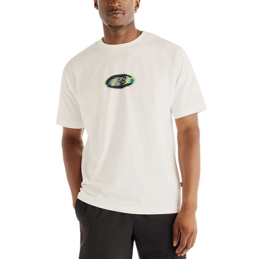 New Balance New Balance T Shirts Men's White Crew Neck