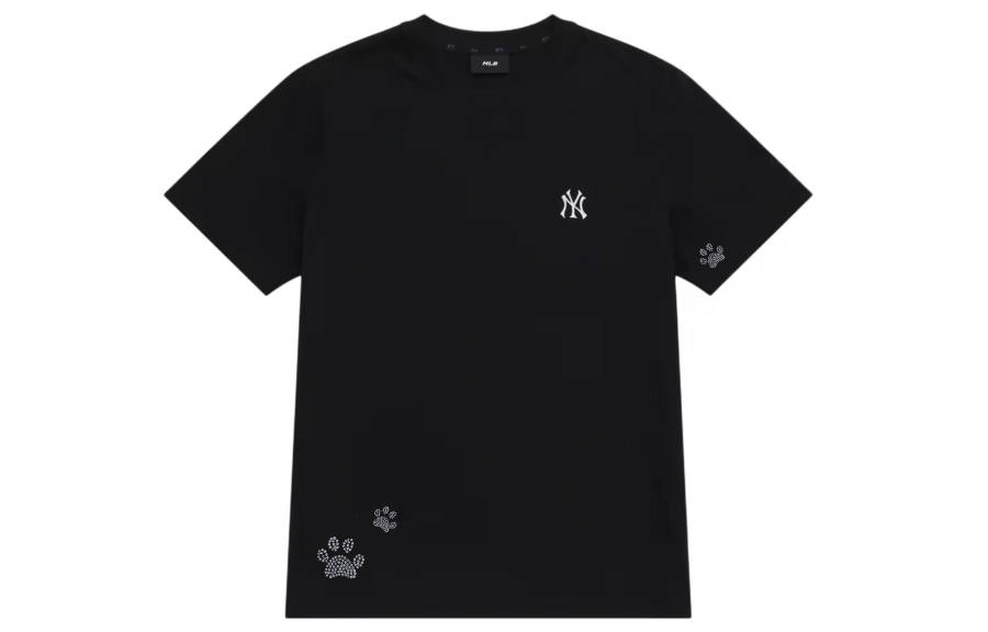MLB MLB T Shirts Unisex Black Crew Neck Thin
