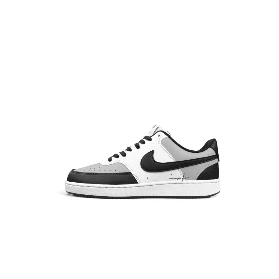 Nike Nike Court Vision Low Skateboard Shoes Men's Low Top Black Gray