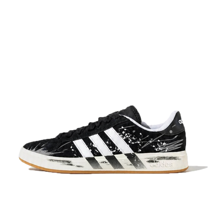 Adidas Adidas Grand Court Base 00s Skateboard Shoes Unisex Low Top Black/White