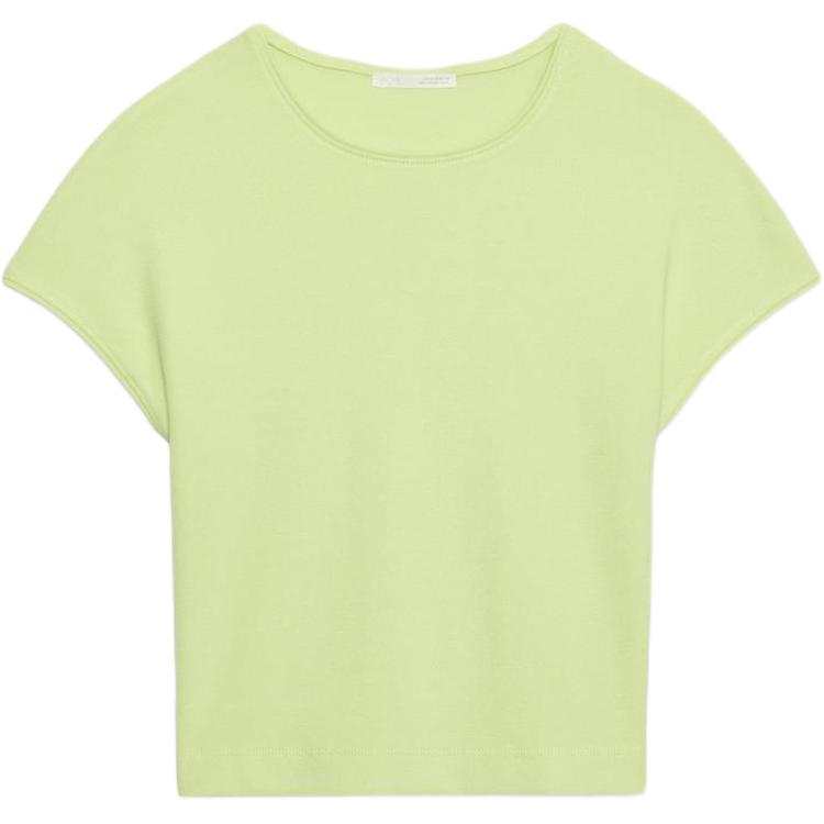 ZARA T Shirts Women's Neon Green Crew Neck