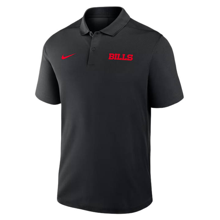 Nike Nike NFL Polo Shirts Men's Black Polo Collar Moderate