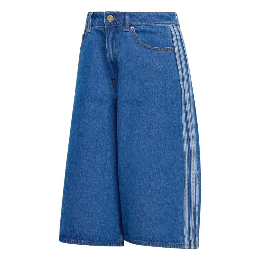 Adidas Originals Firebird Denim Shorts Women's Denim Blue Moderate