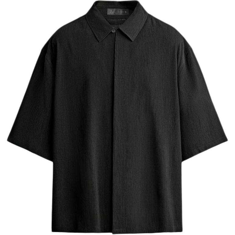 ZARA ZARA Shirts Men's Black Moderate