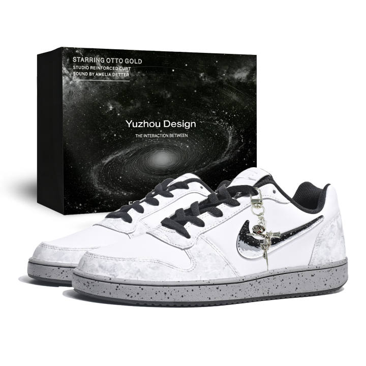 Nike Nike EBERNON Skateboard Shoes Men's Low Top White