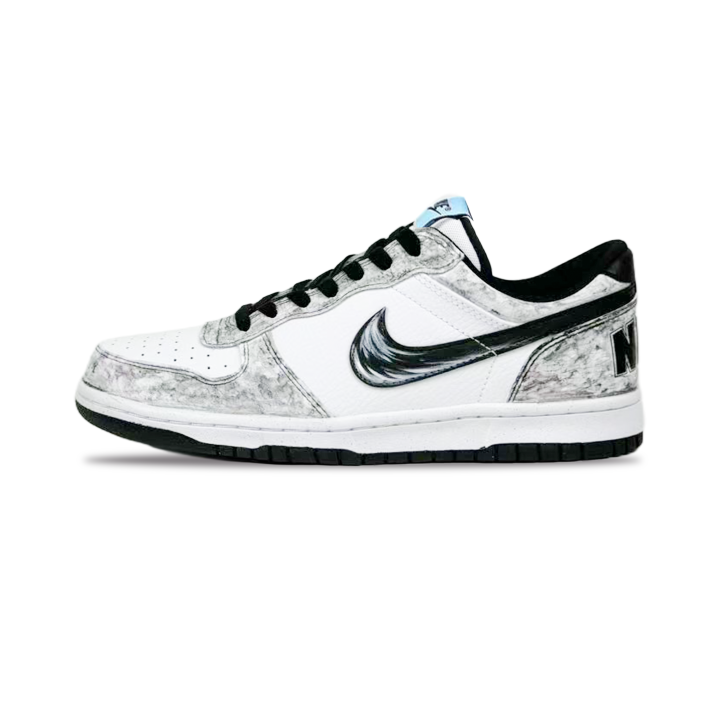 Nike Nike Big Skateboard Shoes Men's Low Top Black/White