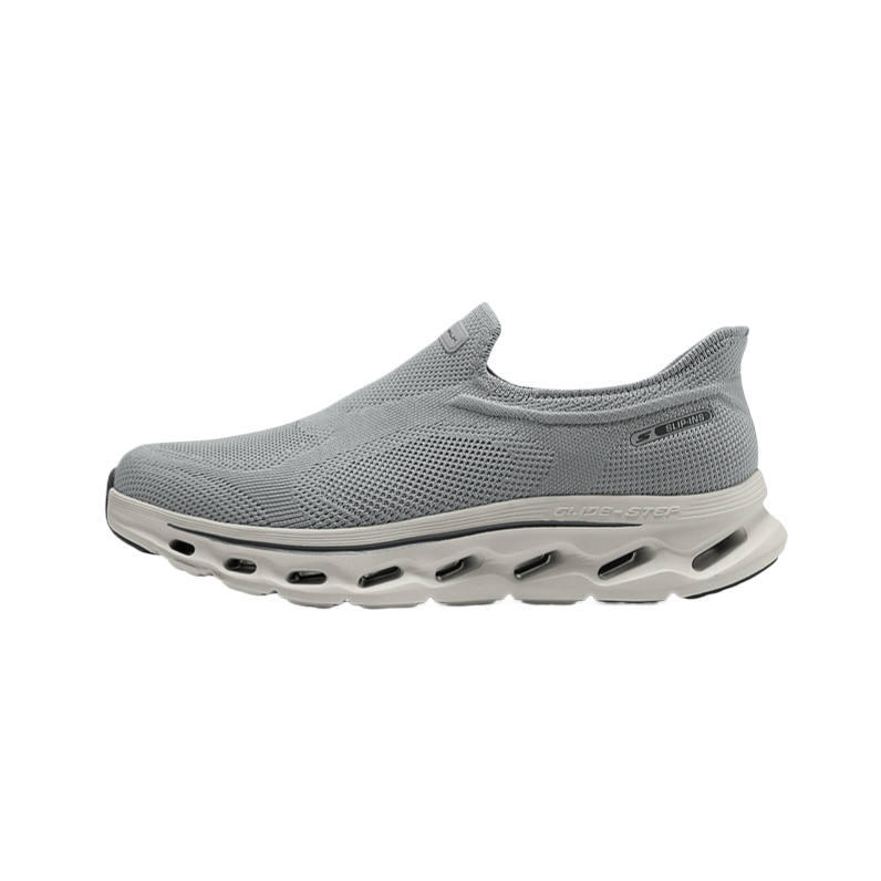 Skechers GO WALK GLIDE STEP 2.0 Walking Shoes Men's Low Top Gray