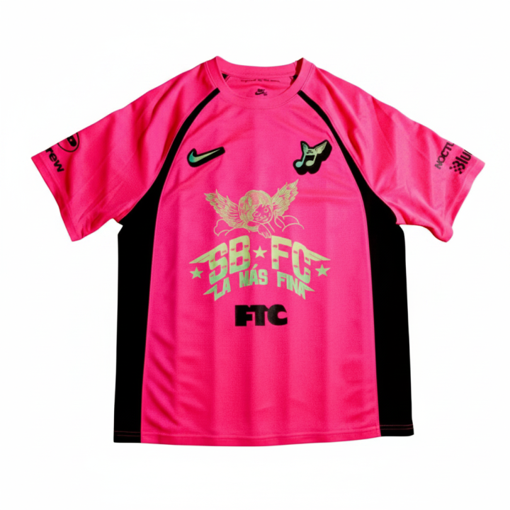 Nike Nike SB Soccer Jerseys Unisex Pink Crew Neck Moderate