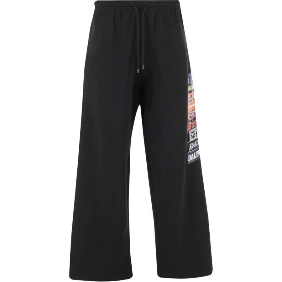 Balenciaga Casual Pants Men's Black Moderate Other