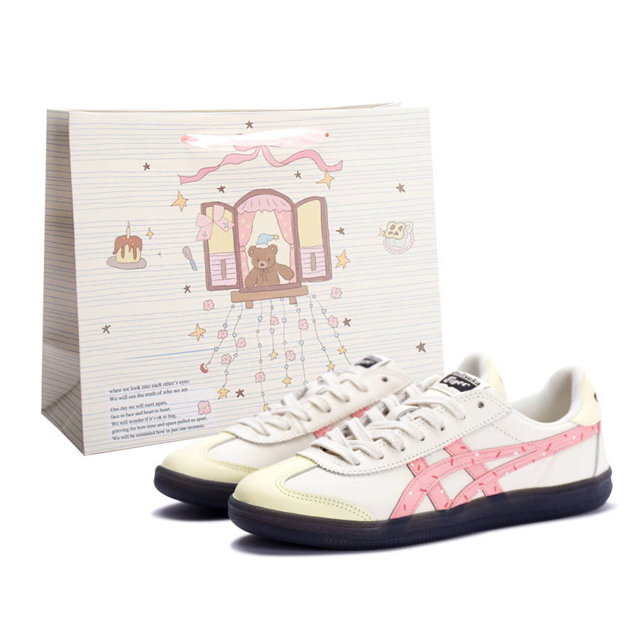 Onitsuka Tiger Tokuten Skateboard Shoes Unisex Low Top Pink/White