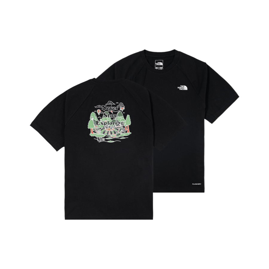 THE NORTH FACE SS26 T Shirt Unisex Cosmic Black