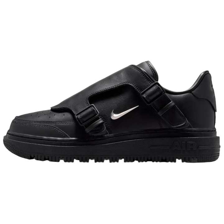Nike Nike Air Force 1 Skateboard Shoes Men's Low Top Black