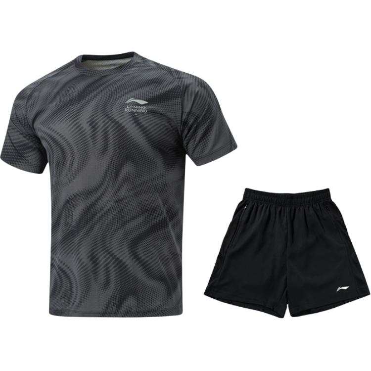 Li-Ning Li Ning Casual Sportswear Men's Crew Neck Moderate