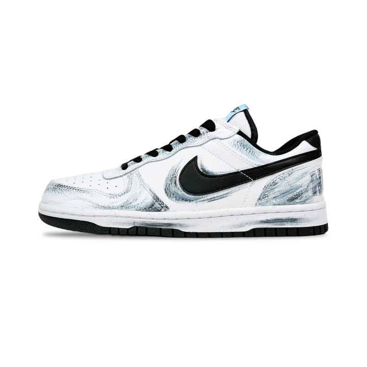 Nike Nike Big Skateboard Shoes Men's Low Top Black/Blue/White