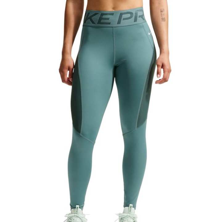 Nike Nike Pro Leggings Women's Mineral Slate/Faded Spruce/White Moderate