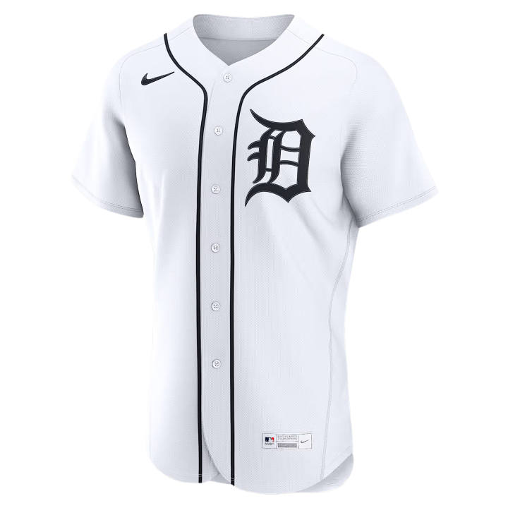 Nike Nike Baseball Jerseys Men's White V Neck Moderate
