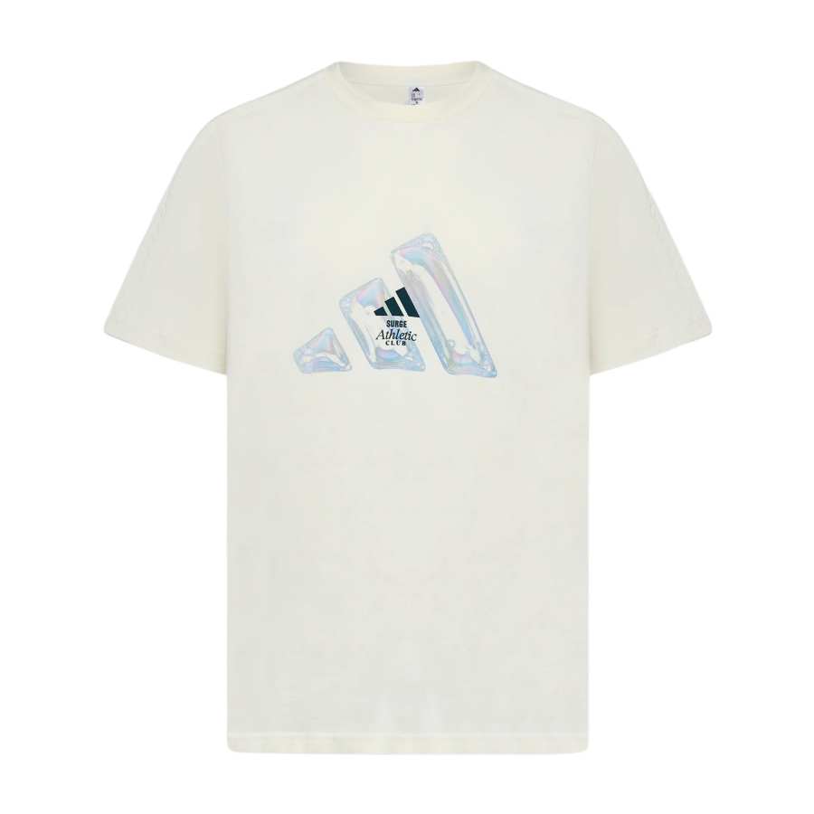 Adidas Adidas T Shirts Unisex Jade White Crew Neck Moderate