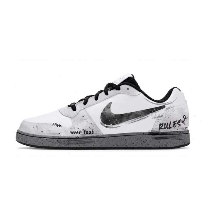 Nike Nike EBERNON Skateboard Shoes Men's Low Top White/Gray