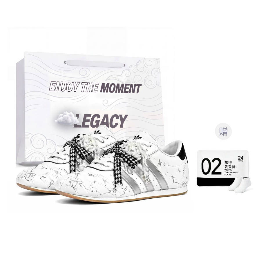 Adidas Originals Taekwondo Training Shoes Women's Low Top White/Black/Silver