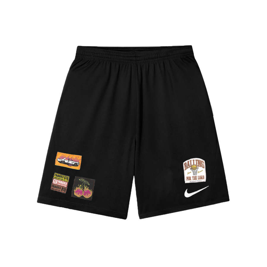 Nike Nike Dri FIT Strike Sports Shorts Men's Black Thin Straight Fit Pants