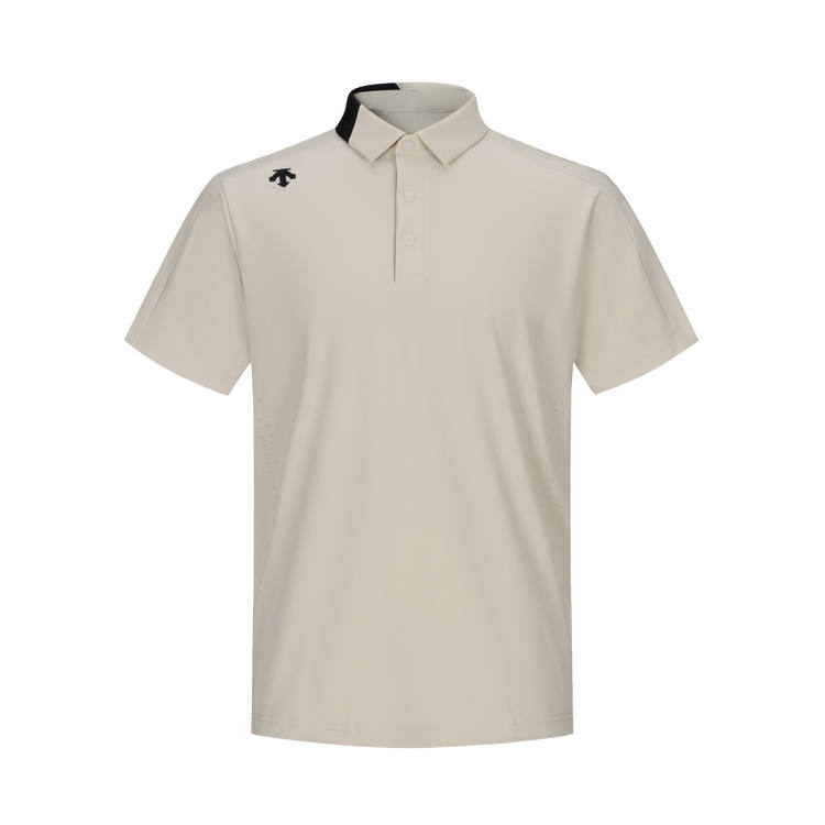 DESCENTE PRO Golf Clothing Men's Polo Collar Moderate