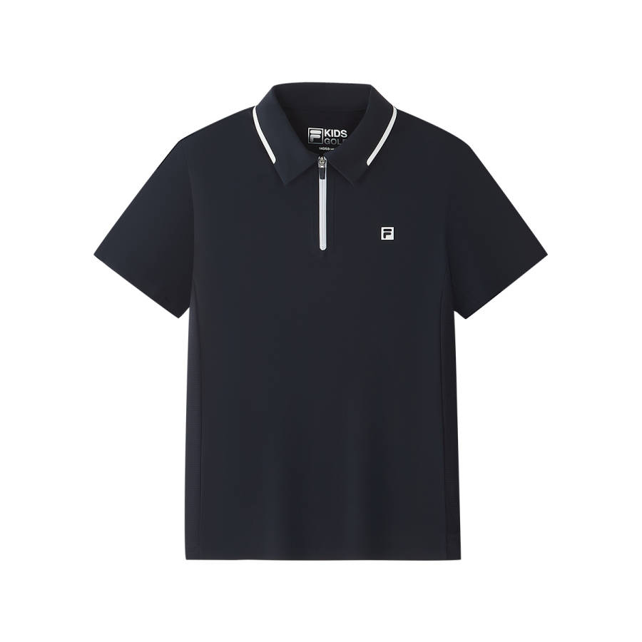 FILA KIDS T Shirts Polo Collar Thin Stretch