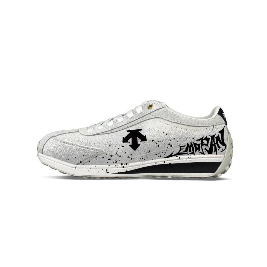 DESCENTE Cron Racer Skateboard Shoes Unisex Low Top Black
