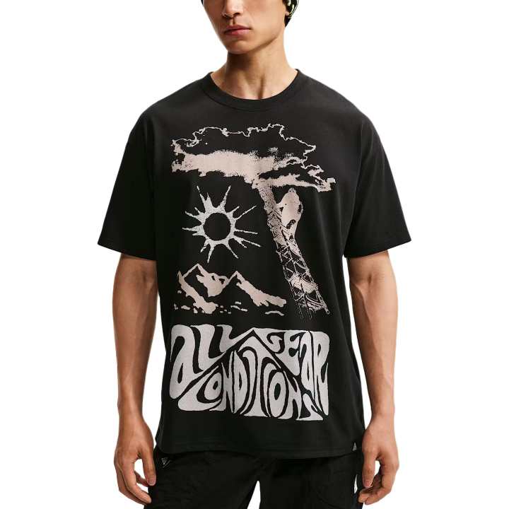 Nike Nike ACG Quick Dry T Shirts Men's Black Crew Neck
