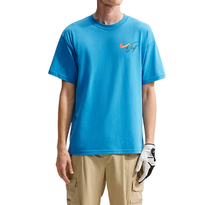 Nike Nike Golf Clothing Men's Aurora Blue Crew Neck Moderate