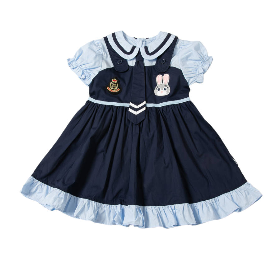 Disney Pre School Dresses Peter Pan Collar Thin Midi Dress Non Stretch