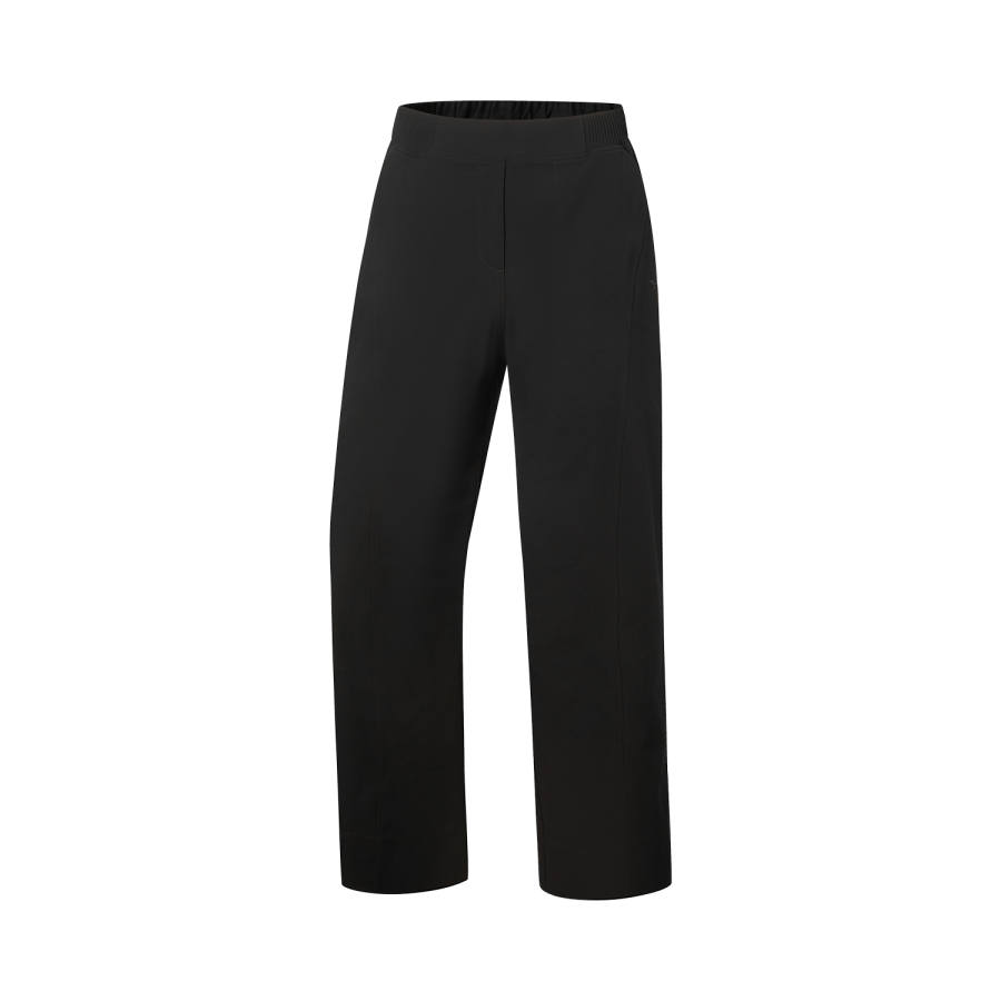 Mizuno Knitted Sweatpants Women's Moderate Wide Leg Pants