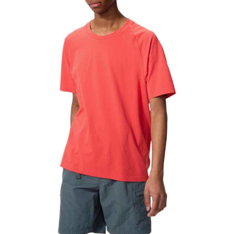 UNIQLO T Shirts Unisex Red Crew Neck