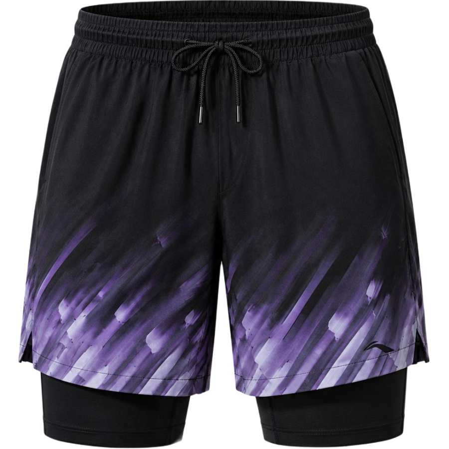 Li-Ning Li Ning Sports Shorts Unisex Starburst Black Moderate