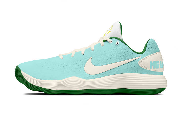Nike Nike Hyperdunk 2017 Basketball Shoes Men's Low Top Cyan/Beige/White