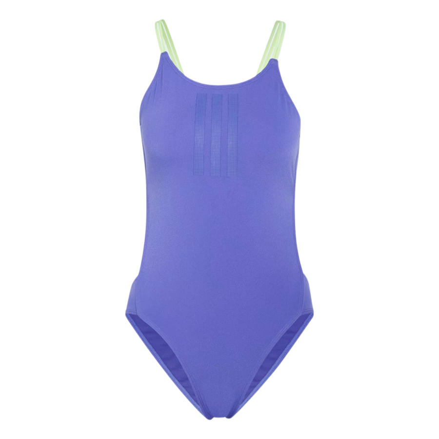 Adidas Adidas One Piece Swimsuits Women's Sun Purple Crew Neck Moderate Triangle One Piece Swimsuit